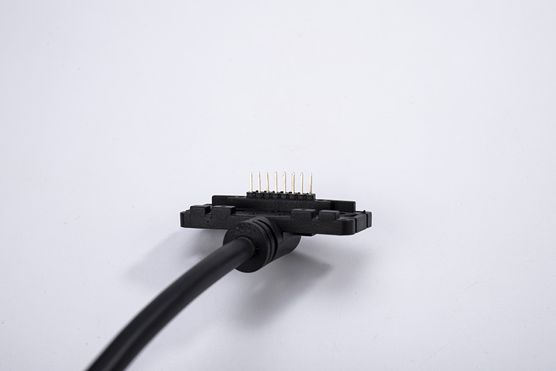 90度8pin Pin销+防水头